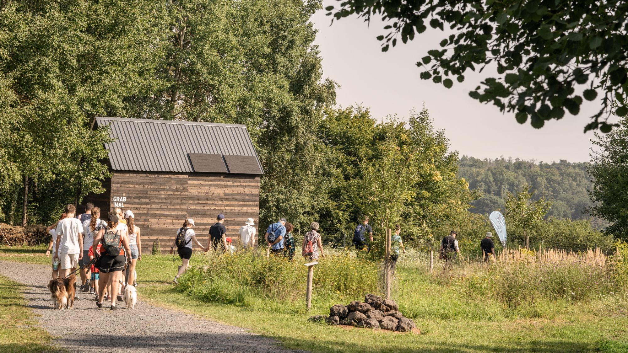 Außengelände mit GRAB'MAL