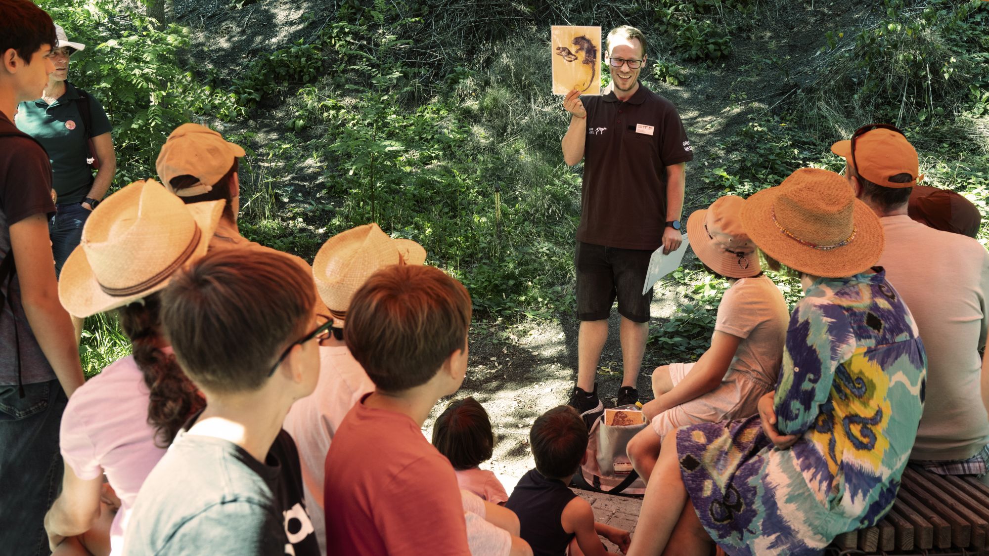 Tourguide auf Führung